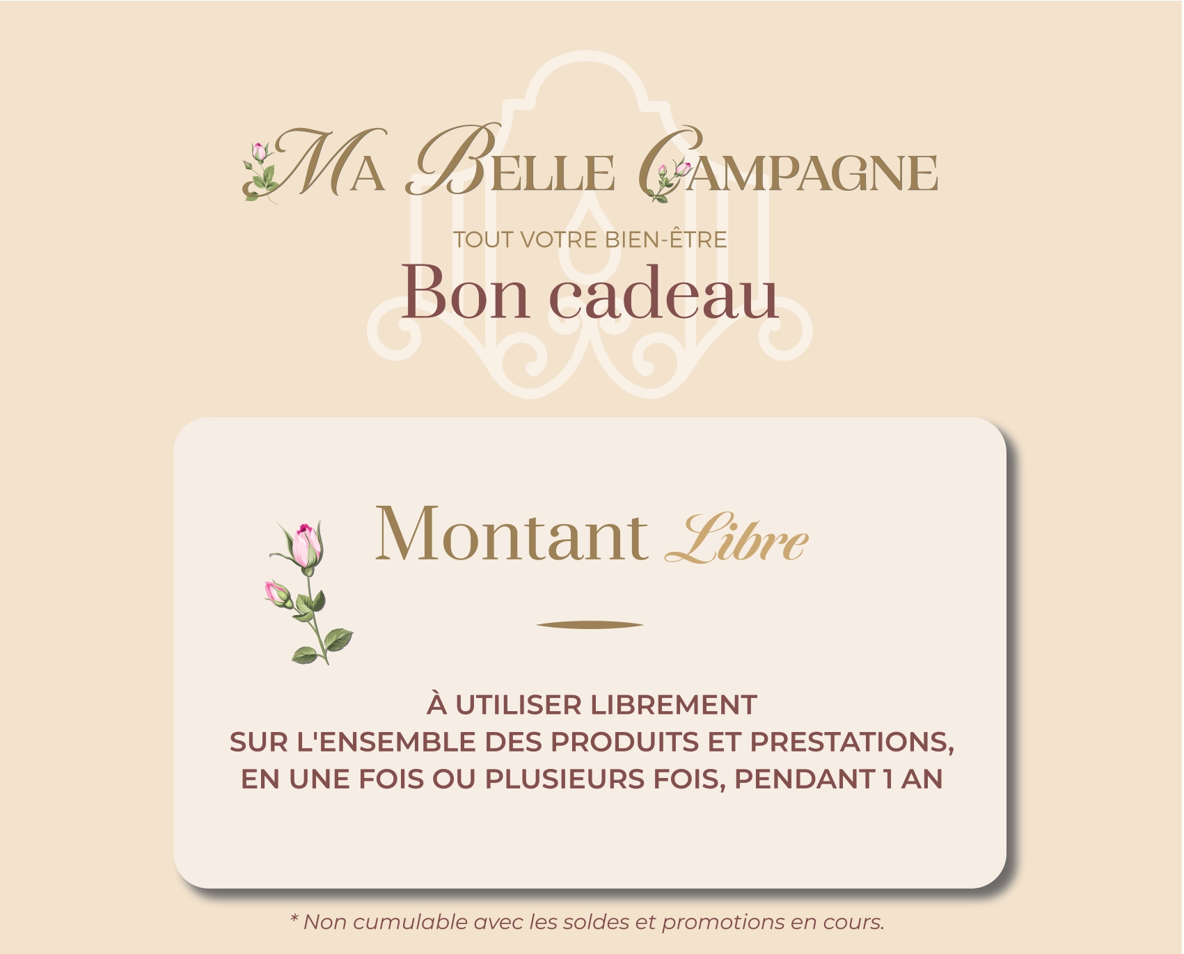 bon cadeau montant libre